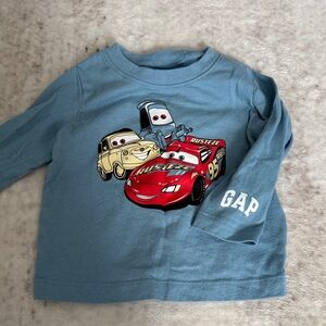 GAP Kids Blue Cars Graphic Tee